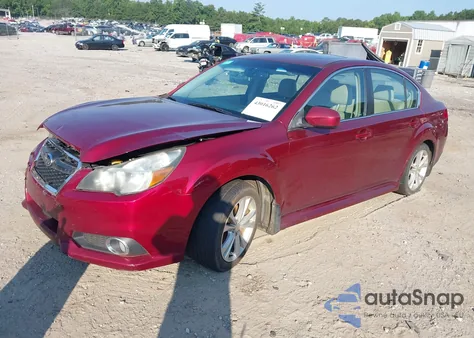 2013 Subaru Legacy 2.5I Limited z USA, uszkodzony, nr VIN 4S3BMBK68D3013187